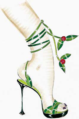 The Cherry Shoe By Manolo Blahnik