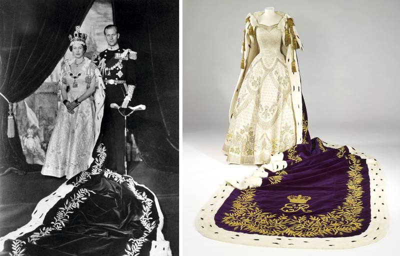 Queen Elizabeth II's Coronation gown by Sir Norman Hartnell